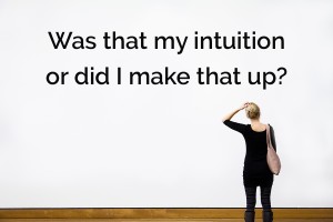 woman wondering if its imagination or intuition