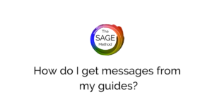 How do I get messages from my guides